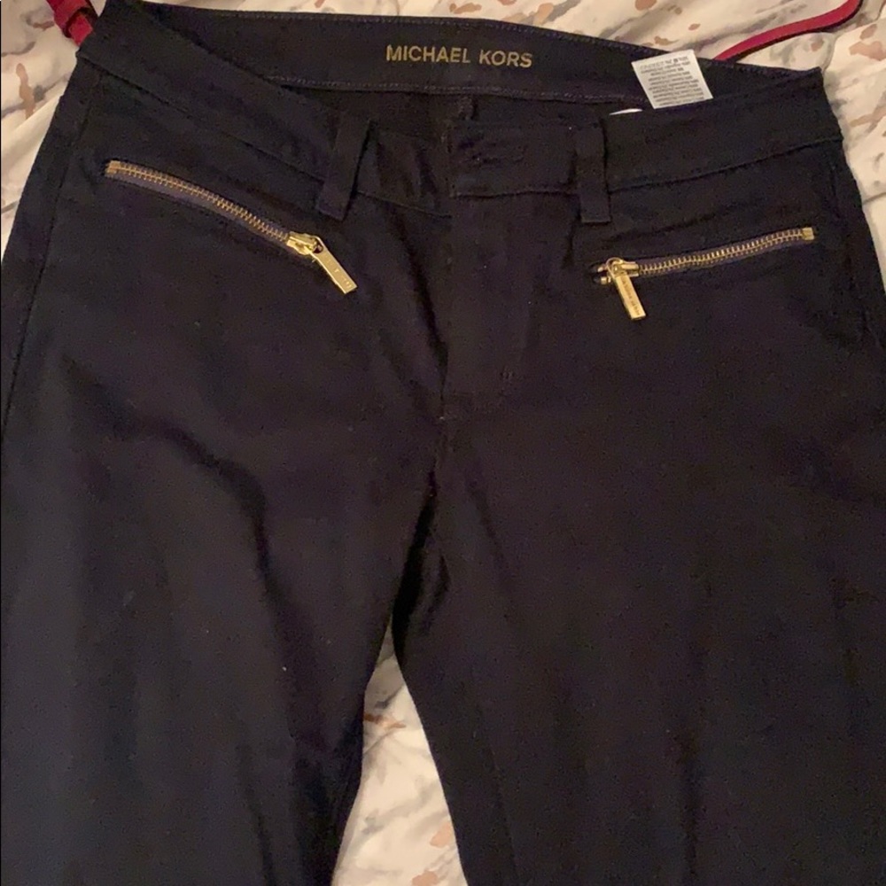 MK NAVY BLUE JEANS - Picture 1 of 3